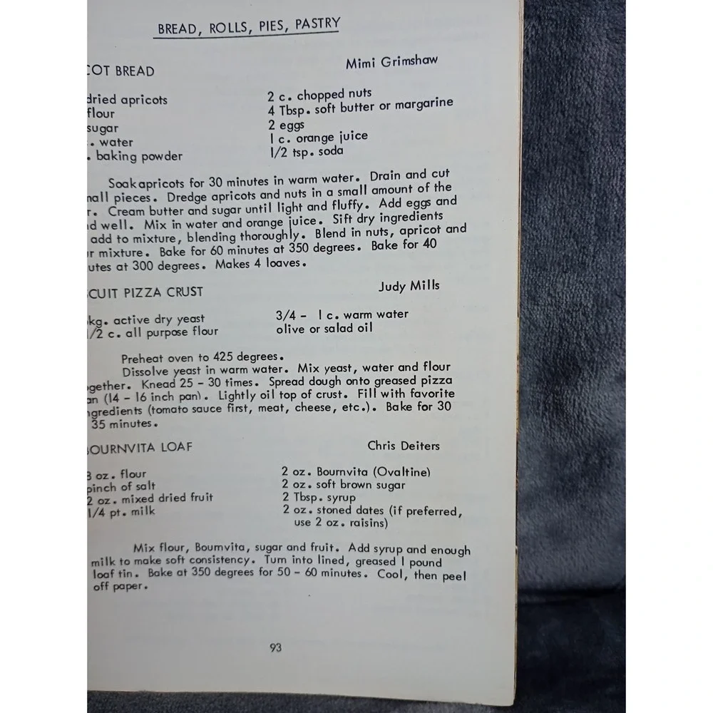 Wiesbaden AFB Air Force Base‎ Cookbook Wiesbaden, Germany 1981 Wives Club